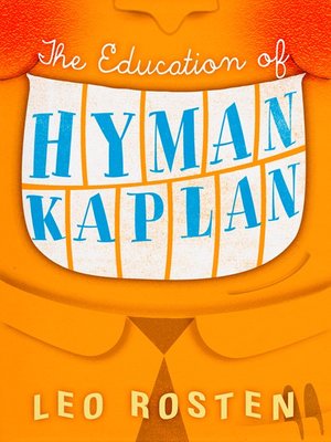cover image of The Education of Hyman Kaplan
